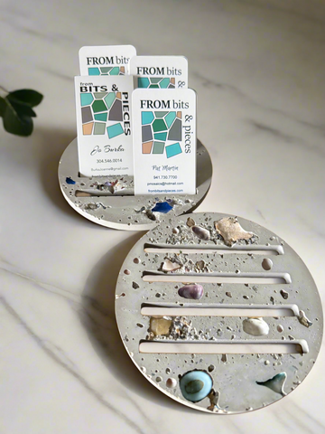 Multi Biz Card Cement Holder