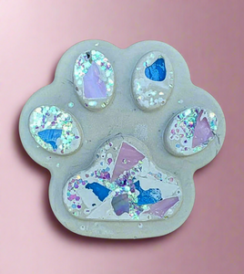 Paw Print Stone 5”
