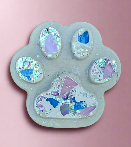 Paw Print Stone 5”