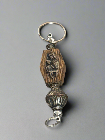 Rodanthe Rosary Bar Keychain