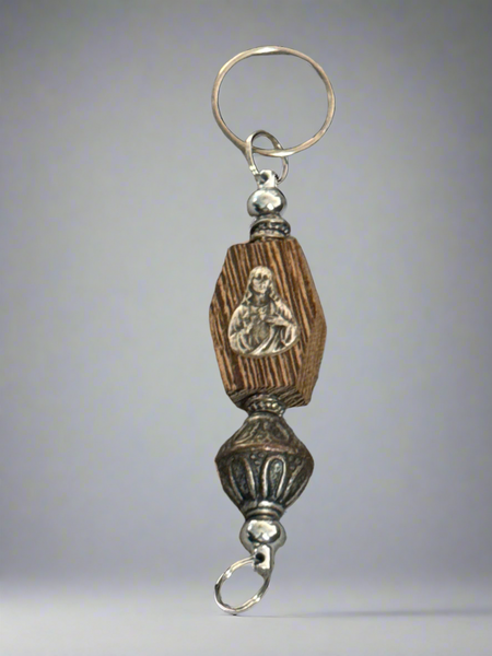 Rodanthe Rosary Bar Keychain