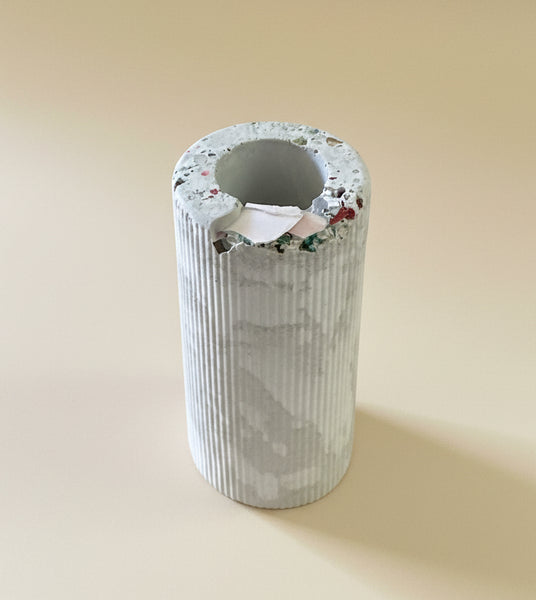 Cement Bud Vase