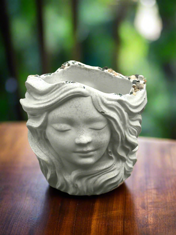 Cement Girl Face Planter