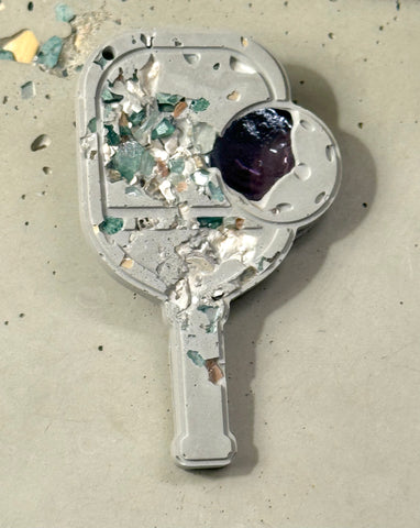 Cement Pickleball Magnet