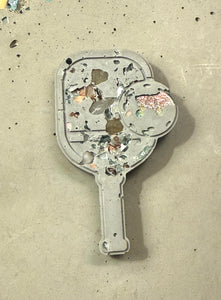 Cement Pickleball Magnet