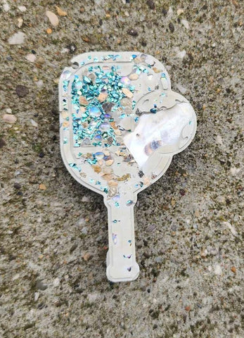 Cement Pickleball Magnet
