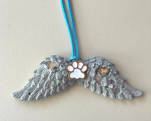 Paw Angel Wings Ornament