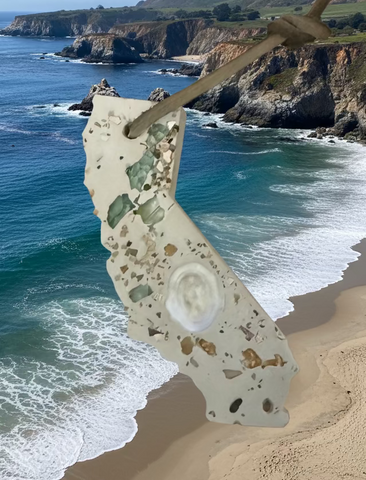 California Concrete Ornament