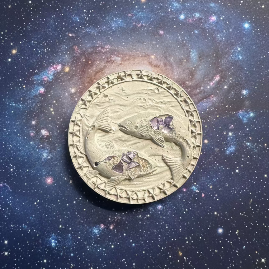 Cement Pisces Magnet