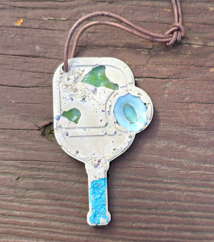 Cement Pickleball Ornament