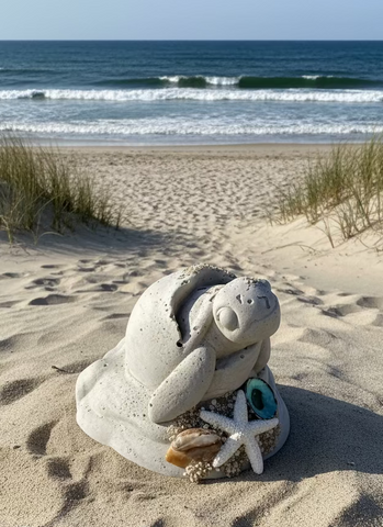 Cement Turtle Hatching