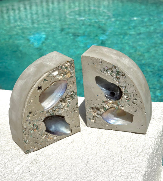 Cement Book Ends