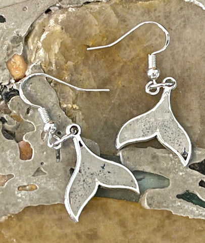 Cement Mer-Tail Earrings