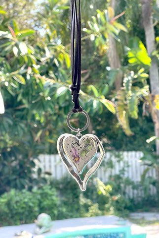 Exaggerated Heart in Heart Necklace