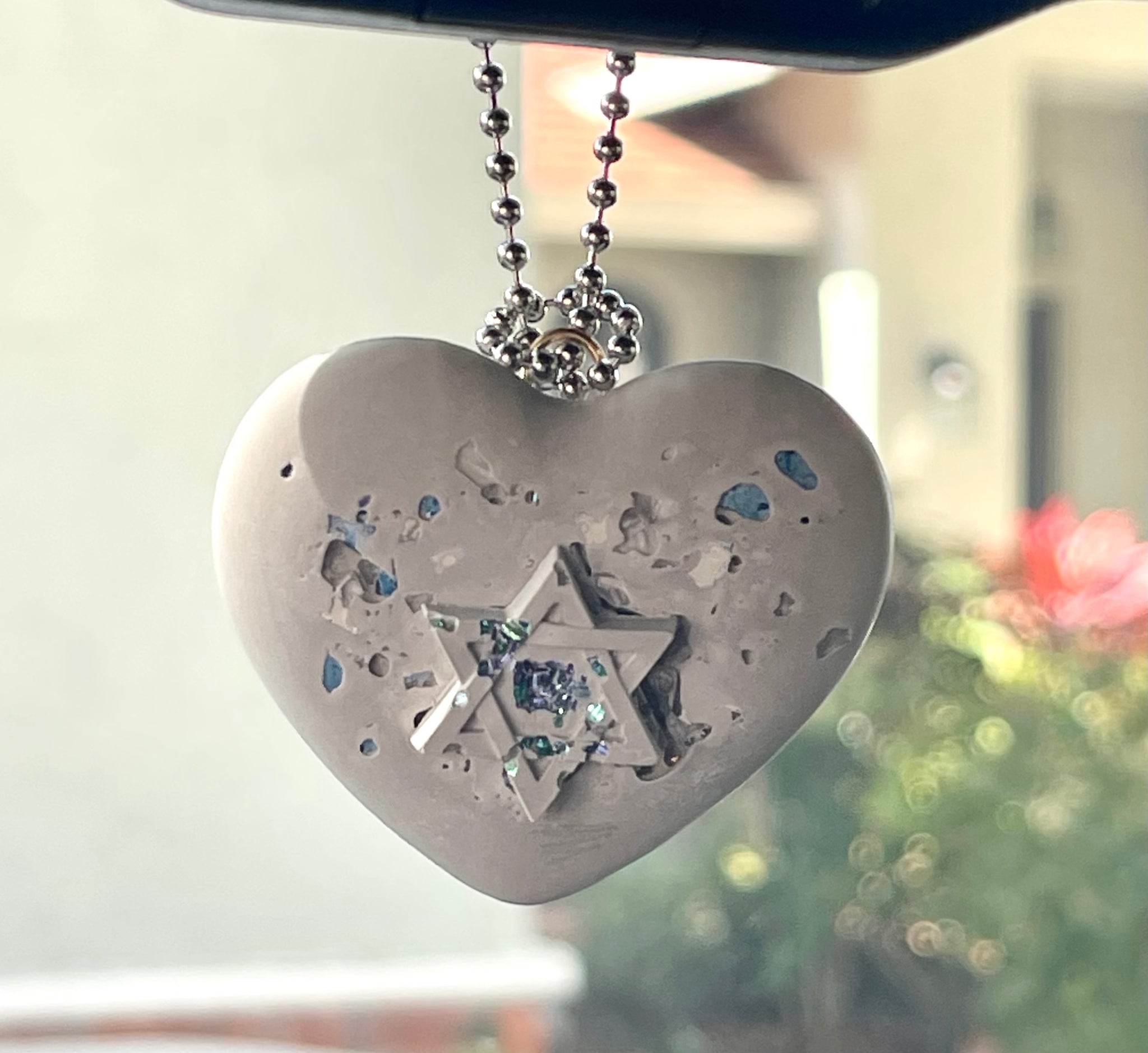 Rear View Dangle- Star of DAVID