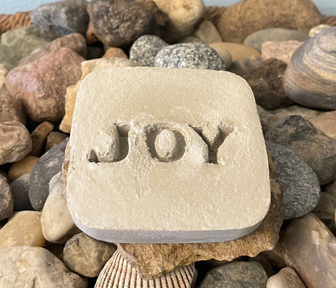 Garden Stone Marker JOY