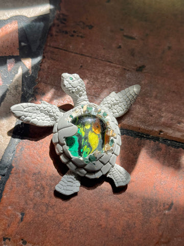 Colab’d Cement Sea Turtle