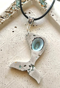 Cement Mer-Tail Necklace