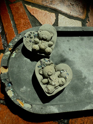 Baby Bear Heart Stones