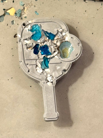 Cement Pickleball Magnet