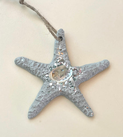 Concrete Lifelike Starfish Ornament