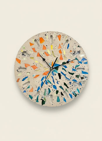 Cement Wall Clock
