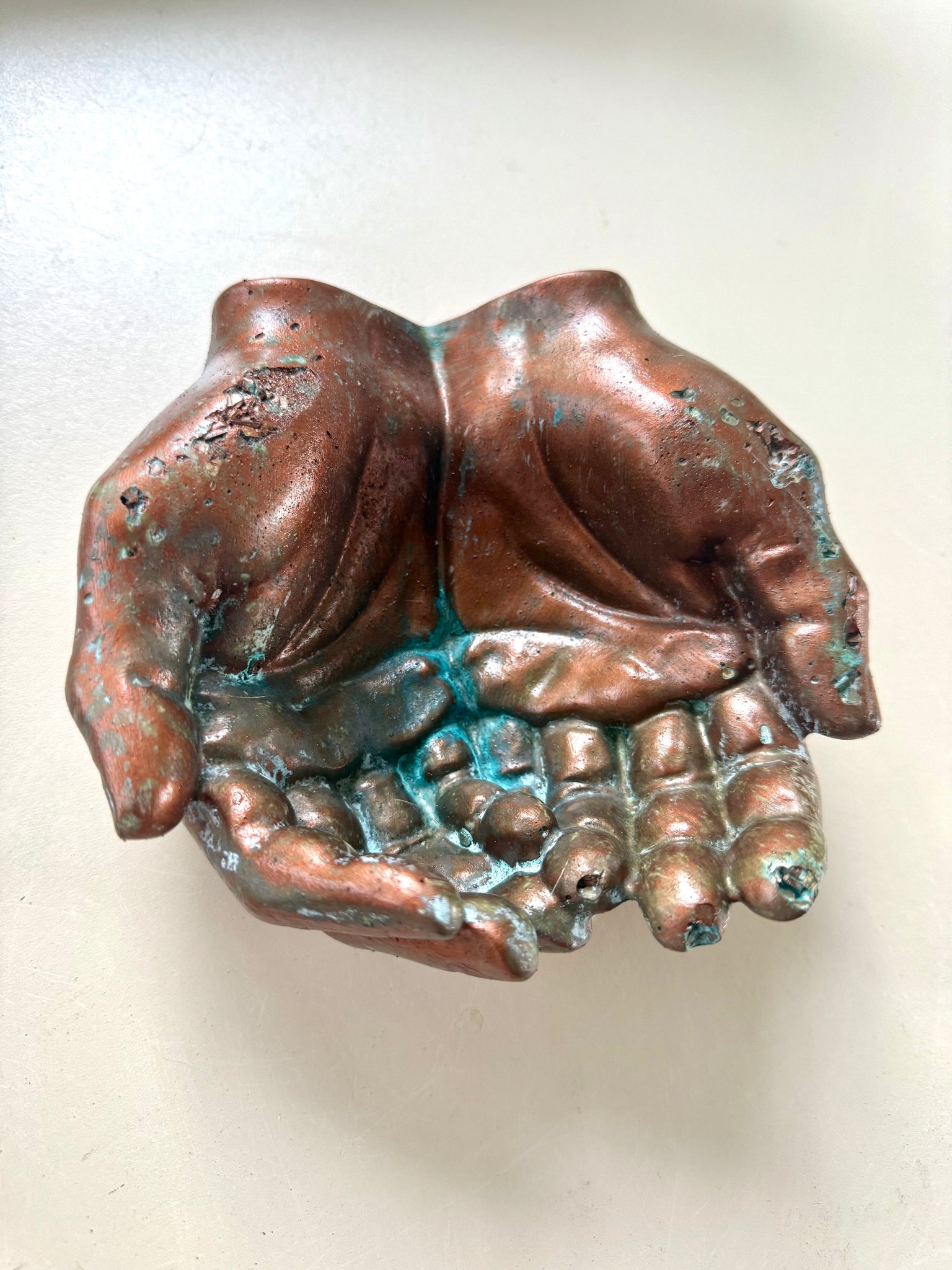 Patina Cement Hands