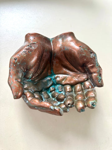 Patina Cement Hands
