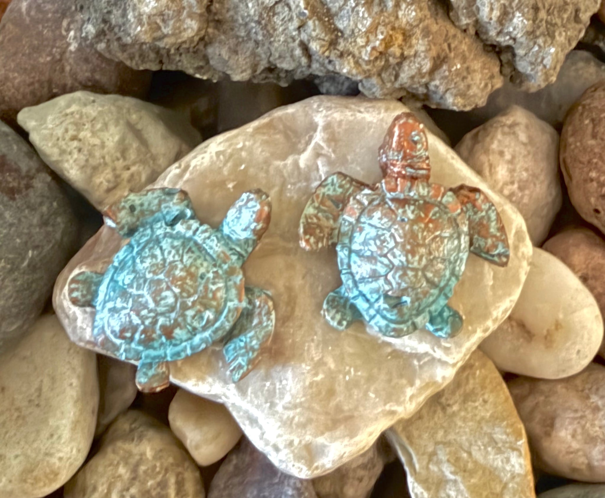 Patina Cement Sea Turtle 1.5”