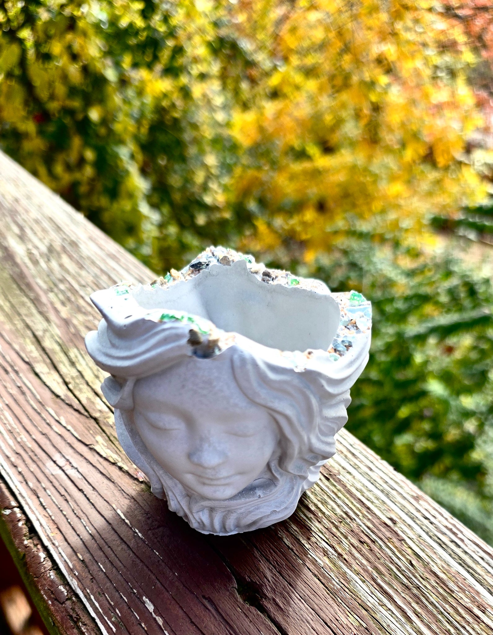 Cement Girl Face Planter