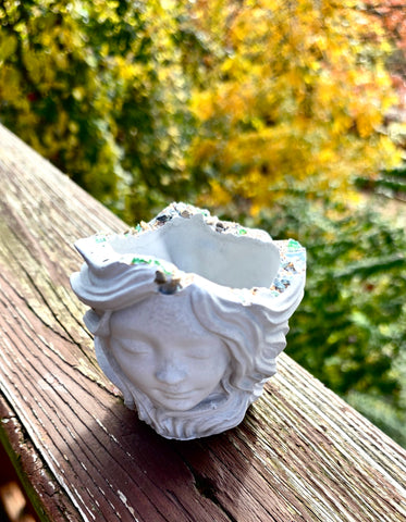 Cement Girl Face Planter