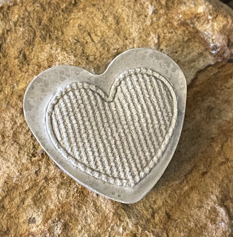 Cement Pillow Pocket Heart