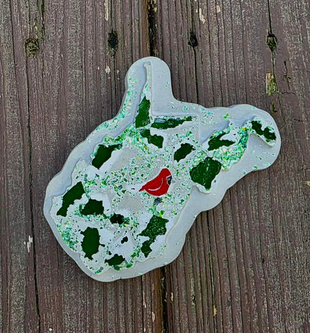 Concrete West Virginia Coaster/Paperweight