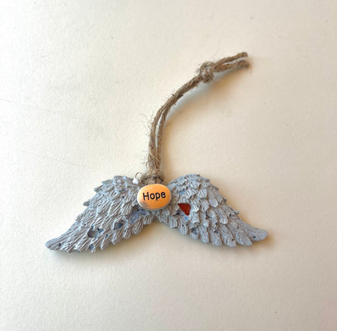 Angel Wings Ornament - Hope