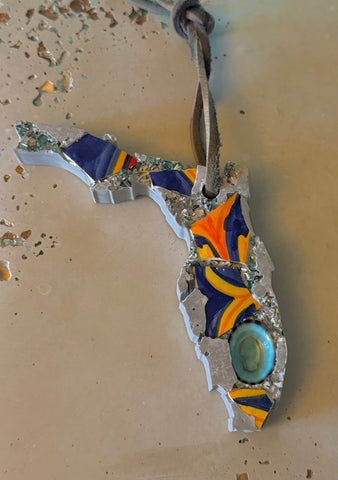 Cement Florida Ornament