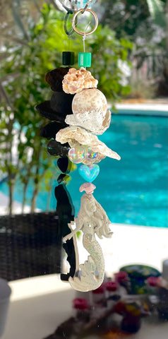 Mini Rodanthe Window Ornament  Mermaid