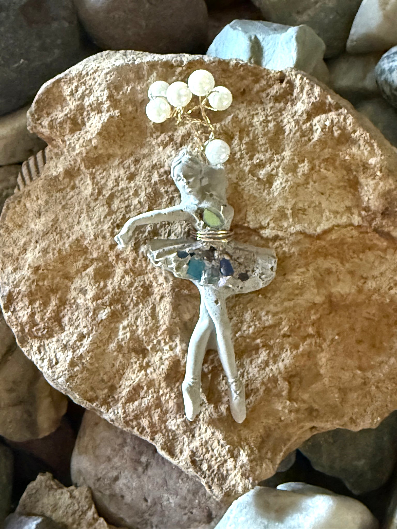 Ballerina with Balloons Magnet