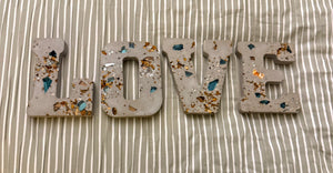 Concrete Letter A- Z - Custom Order Request