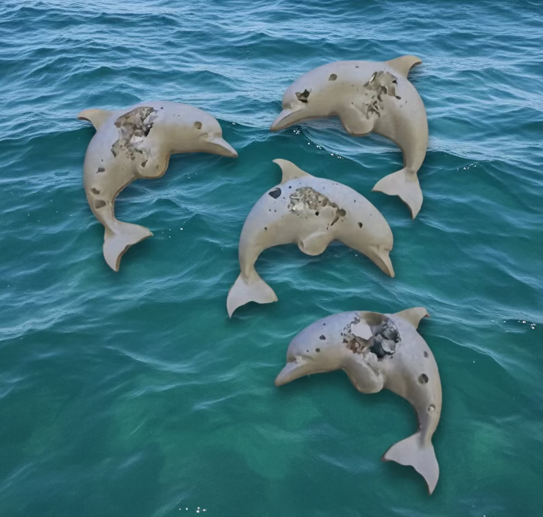 Cement Dolphin Mini’s