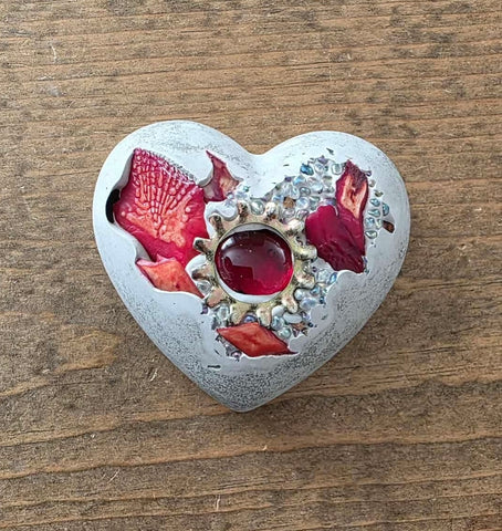 Cement Heart Stone