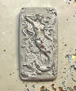 Cement Wall Plaque - Mermaid