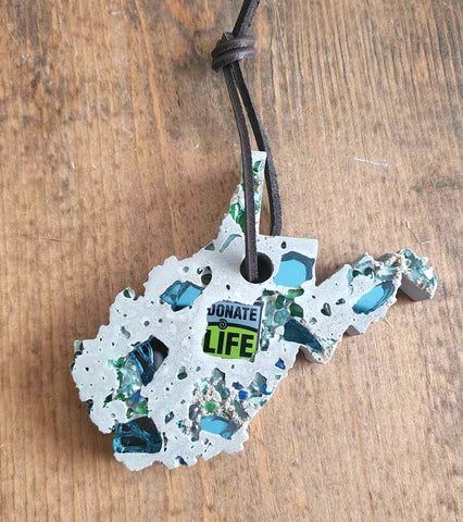West Virginia DONATE LIFE Ornament
