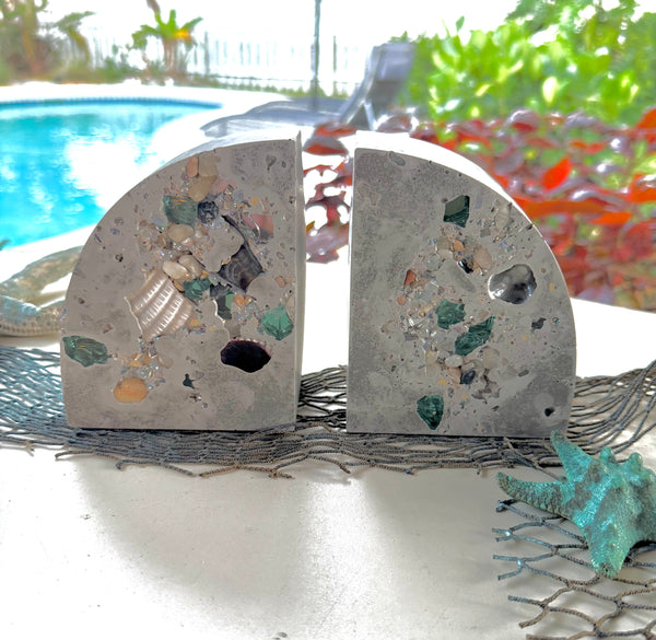 Cement Book Ends