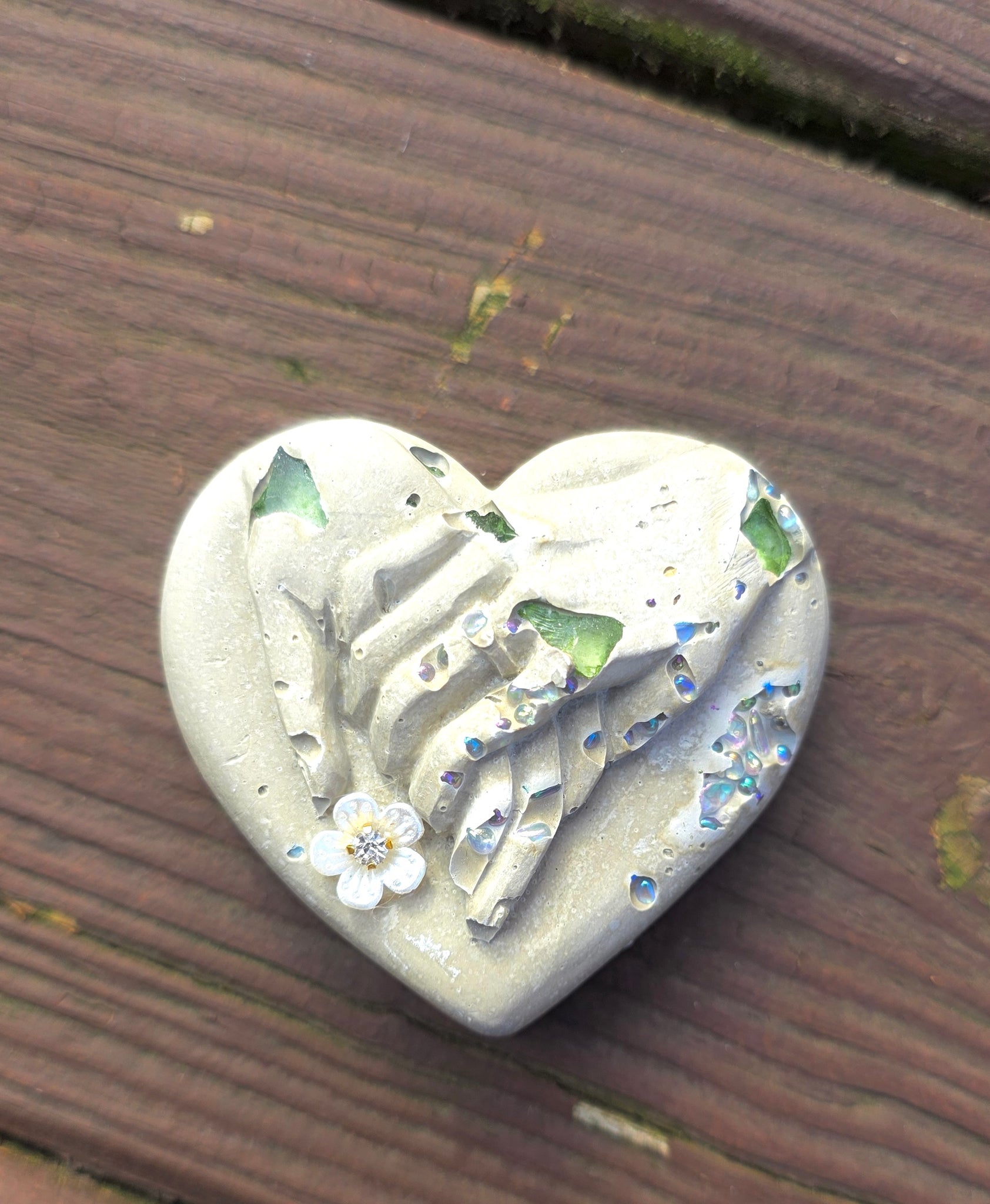 Hand Holding ❤️ Stone