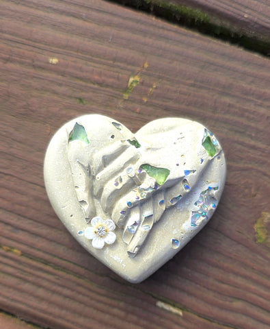 Hand Holding ❤️ Stone