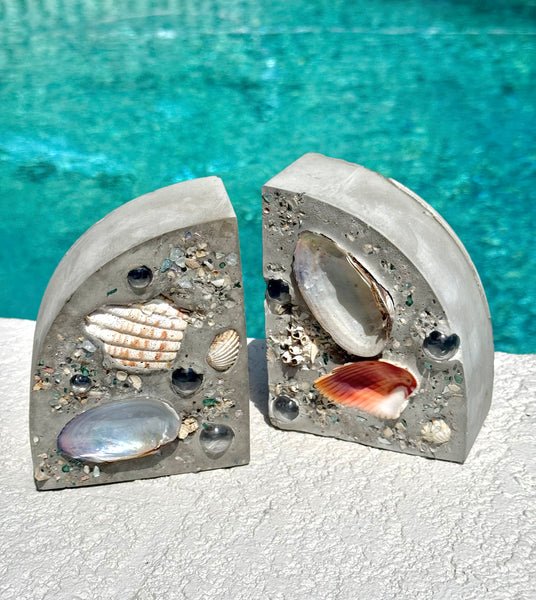 Cement Book Ends