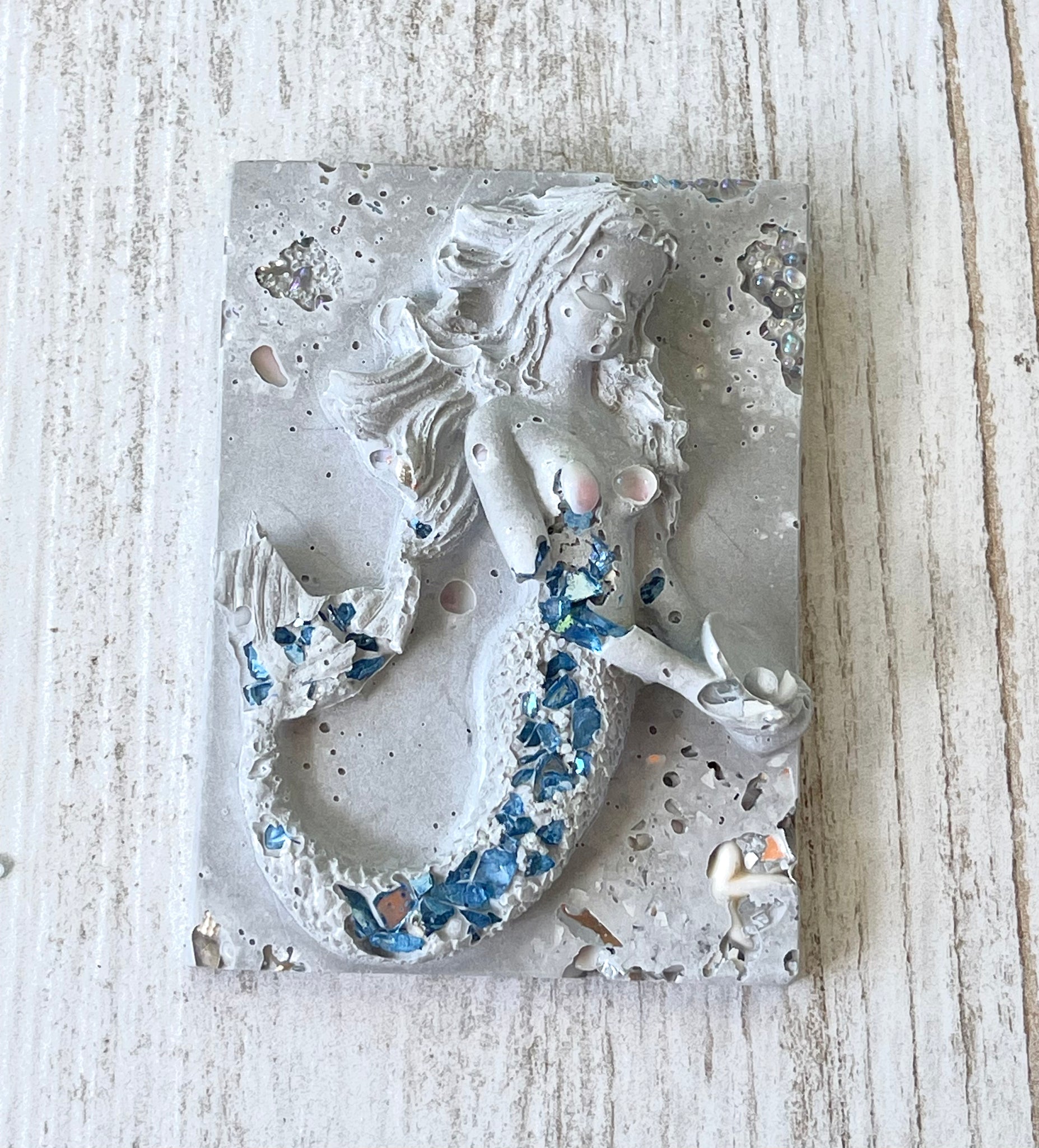 Cement Wall Plaque - Mermaid