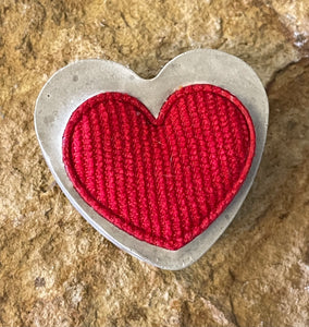 Cement Pillow Pocket Heart