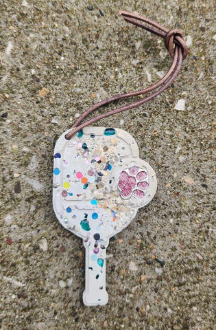 Cement Pickleball Ornament