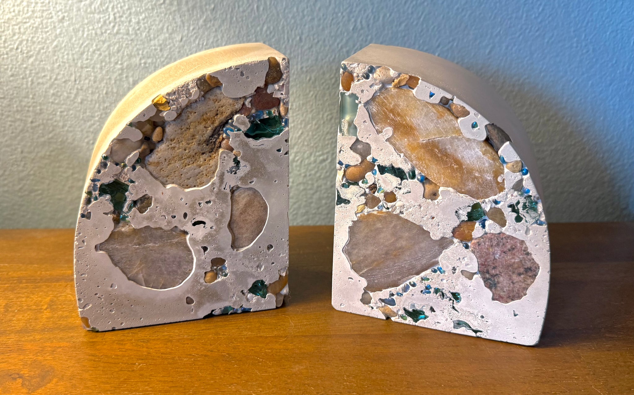 Cement Book Ends